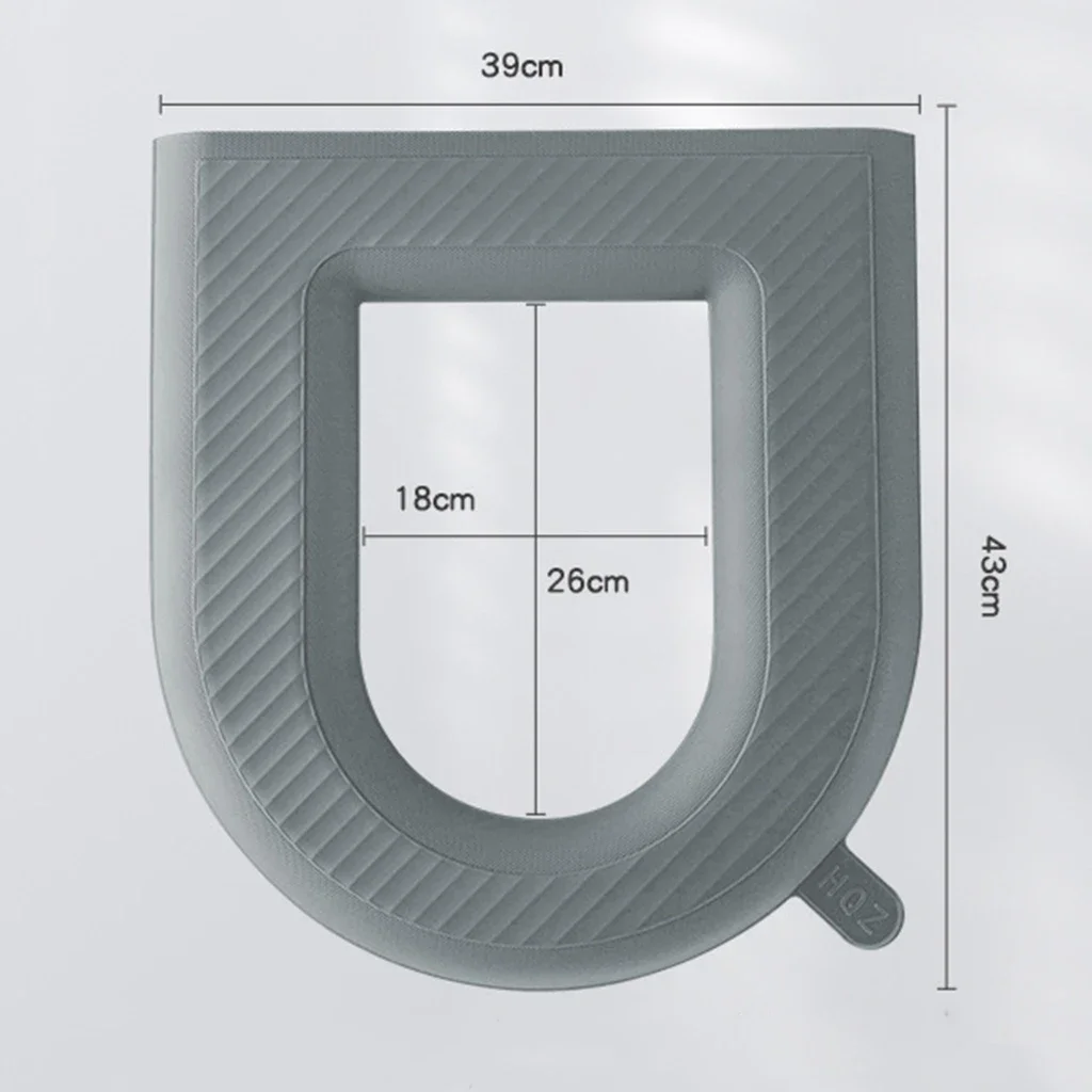 Waterpoof Soft Toilet Seat Cover Cushion Washable Closestool Mat O-shape Toilet Seat Bidet Toilet Cover Pad Bathroom Accessories - Image 7