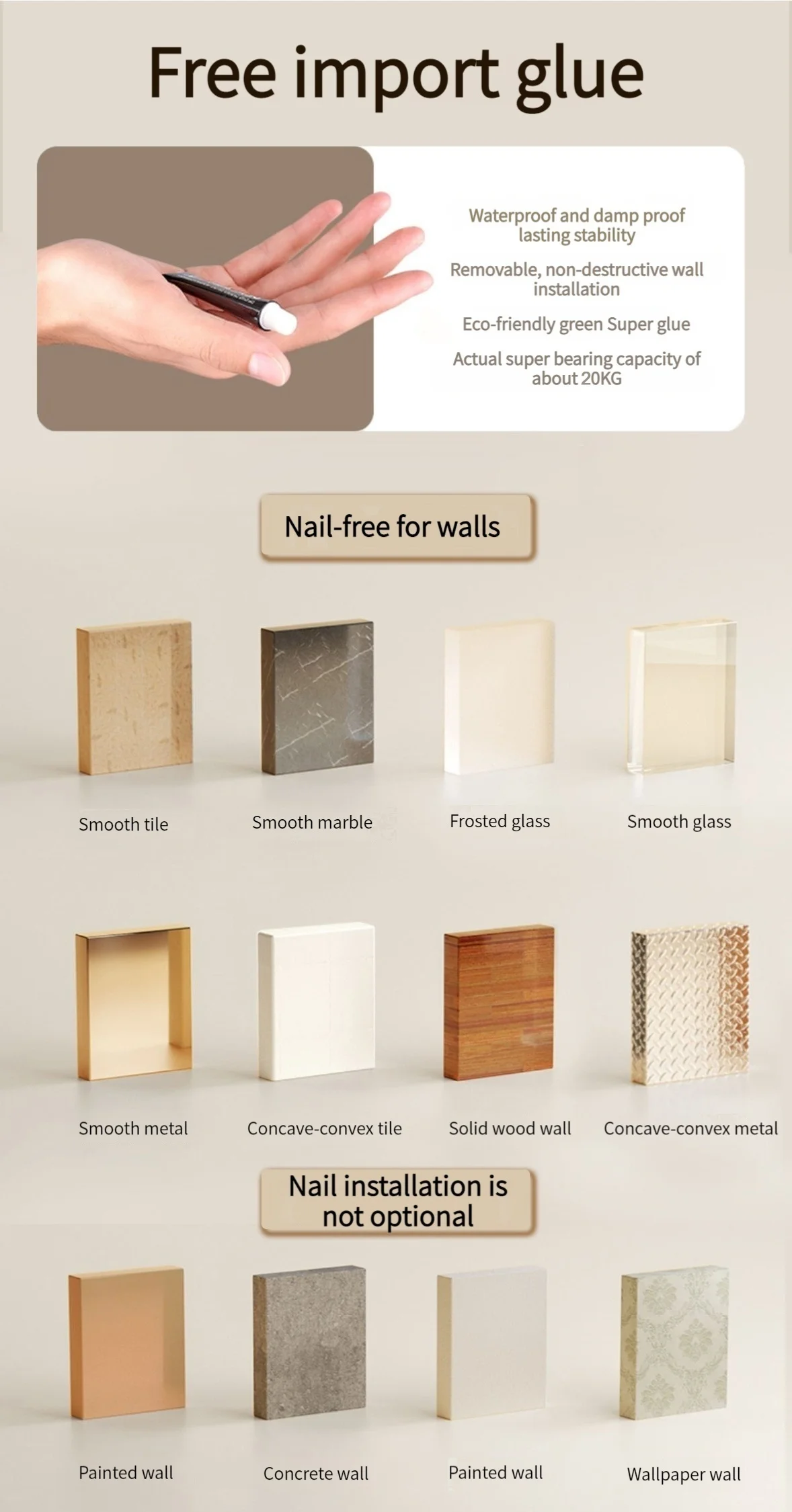 No Drill Toilet Paper Holder Wall-Mounted Aluminum Alloy Toilet Paper Holder Tissue Rack Tissue Holder Bathroom Accessories - Image 6