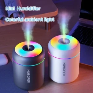 Portable Mini Air Humidifier USB Electric Aroma Diffuser Essential Oil Purifier Aromatherapy Mist Maker Lights for Car Home