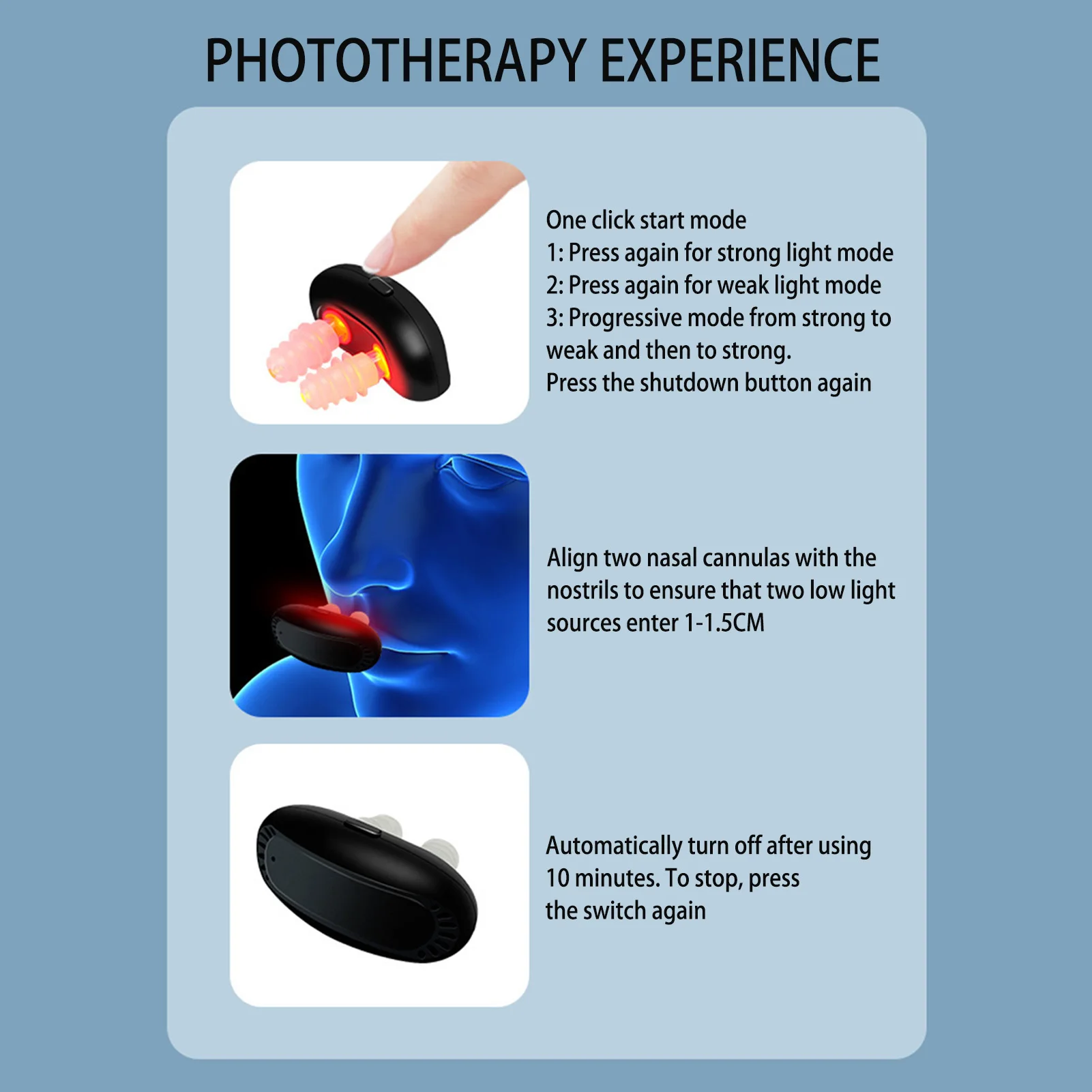 1Pcs/lot New Hot Smart Infrared Nasal Therapy Device Portable Infrared Intelligent Rhinitis Machine for Rhinifis and Allergy Sym - Image 5